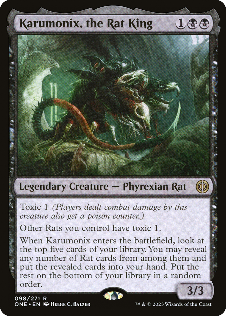 Karumonix, the Rat King [Phyrexia: All Will Be One] Foil