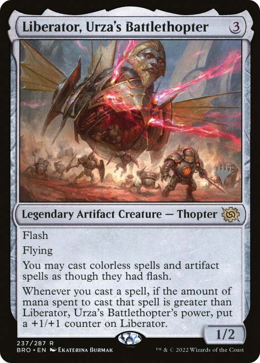 Liberator, Urza's Battlethopter (Promo Pack) [The Brothers' War Promos]