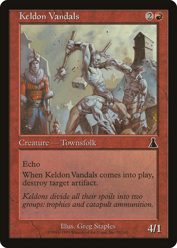 Keldon Vandals [Urza's Destiny] Foil