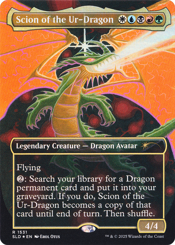 Scion of the Ur-Dragon (1531) Foil - Secret Lair Drop