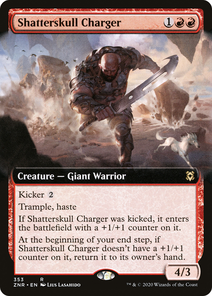 Shatterskull Charger (Extended Art) (353) Foil - Zendikar Rising