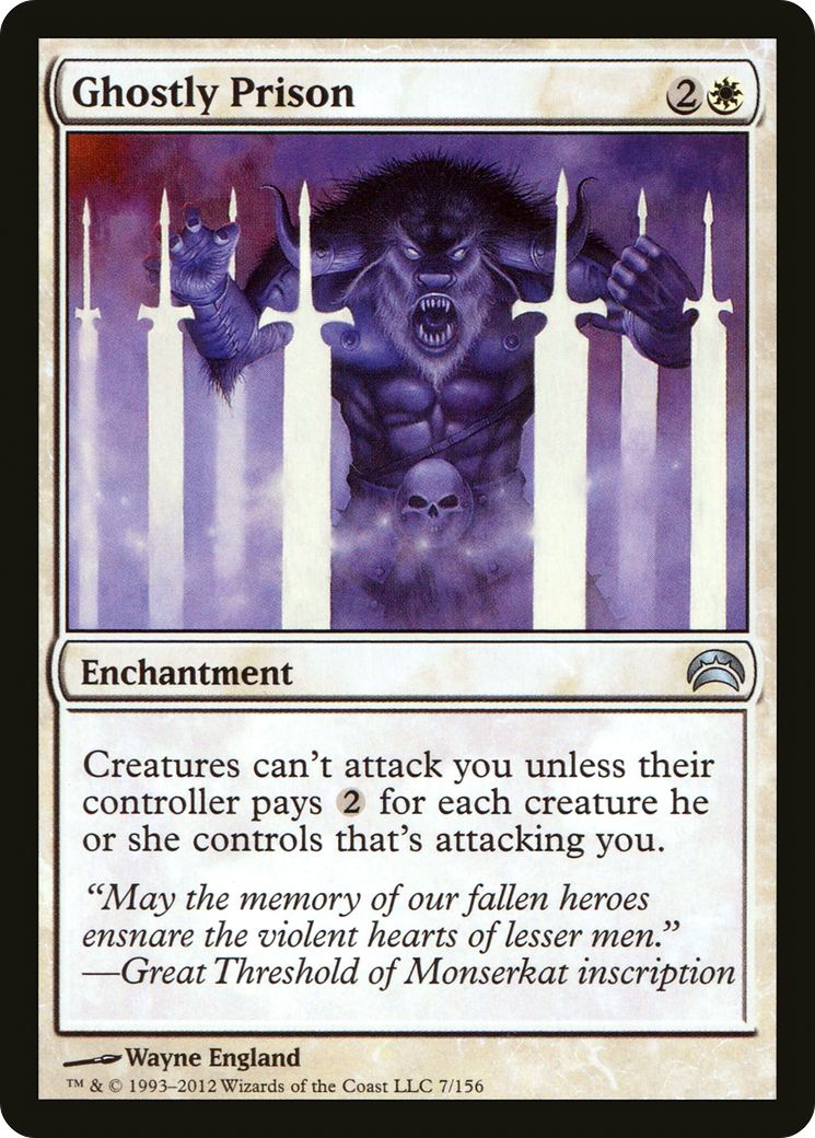Ghostly Prison [Planechase 2012] Foil
