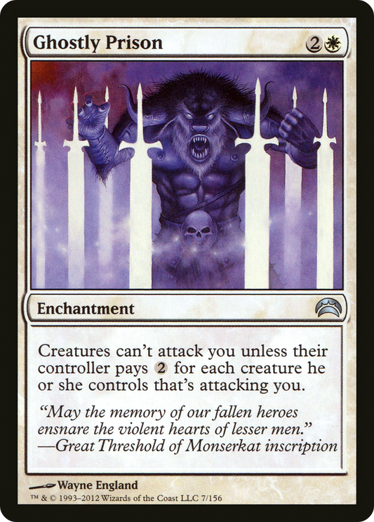 Ghostly Prison [Planechase 2012] Foil