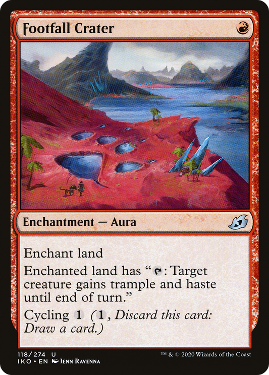 Footfall Crater [Ikoria: Lair of Behemoths] Foil