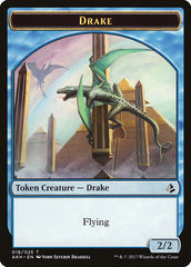 Angel of Sanctions // Drake Double-Sided Token [Amonkhet Tokens] | Silver Goblin