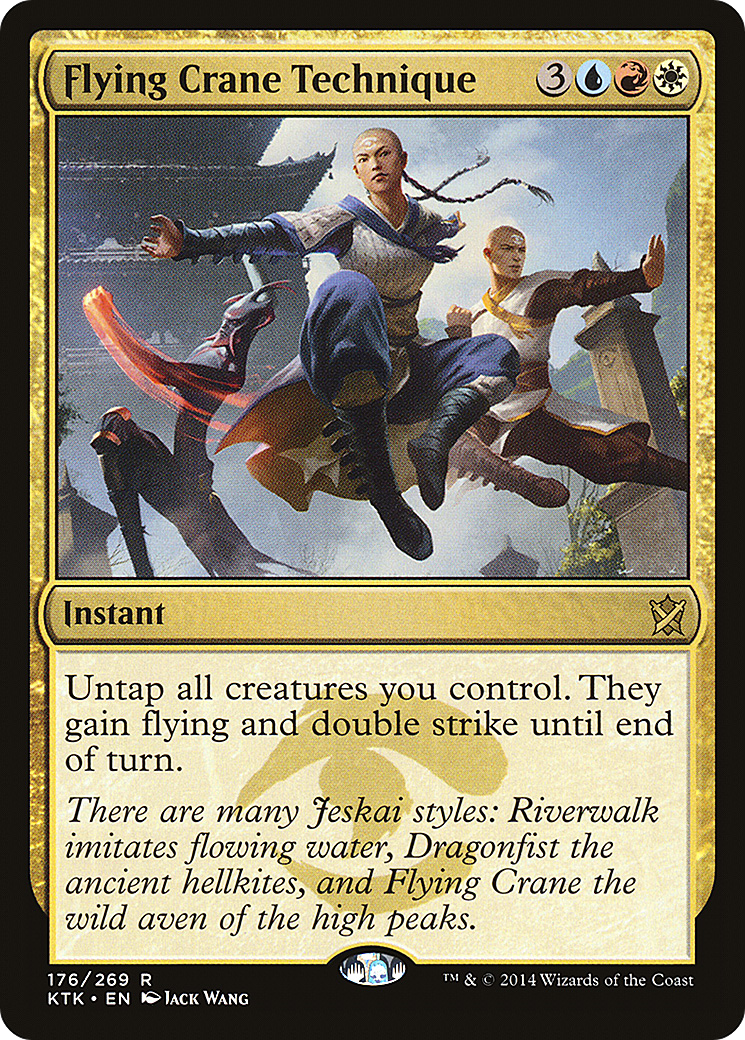 Flying Crane Technique [Khans of Tarkir] Foil