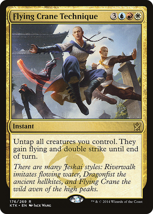 Flying Crane Technique [Khans of Tarkir] Foil