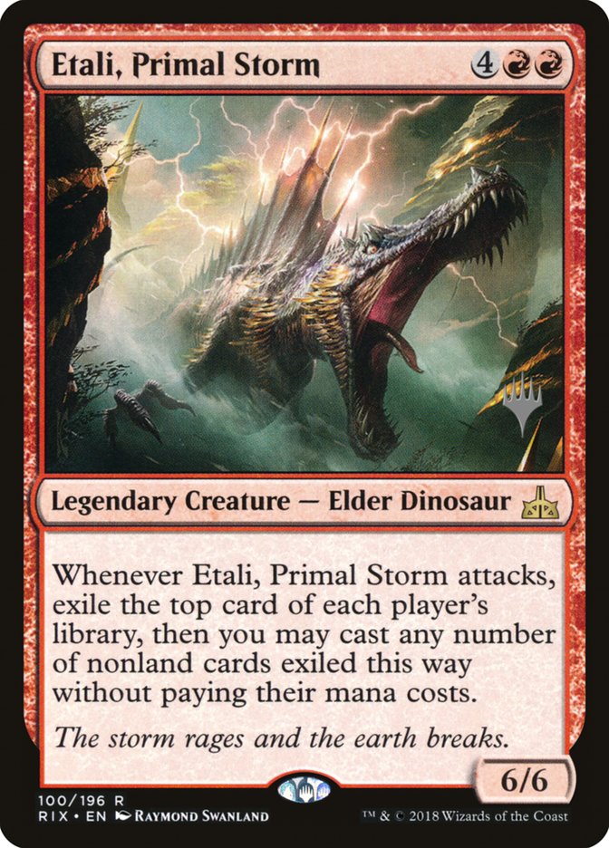 Etali, Primal Storm (Promo Pack) [Rivals of Ixalan Promos] | Silver Goblin