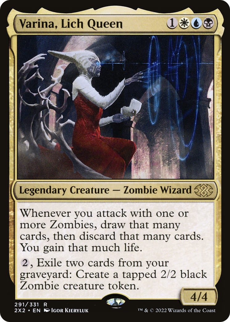Varina, Lich Queen [Double Masters 2022] Foil