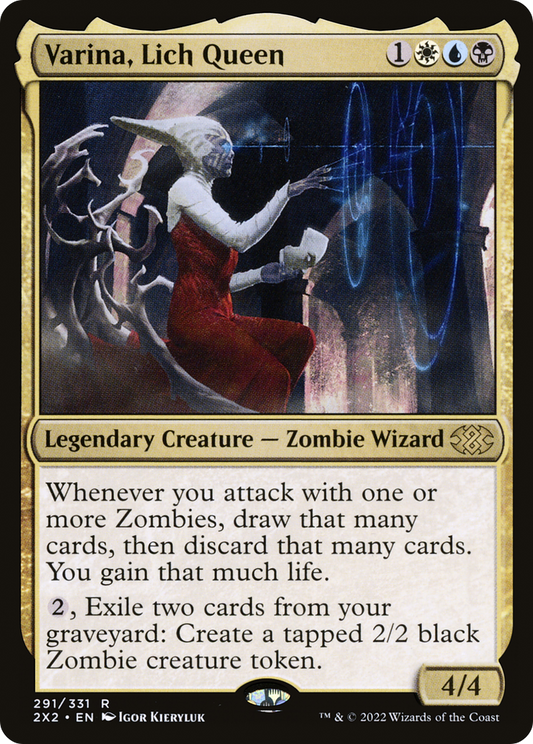 Varina, Lich Queen [Double Masters 2022] Foil