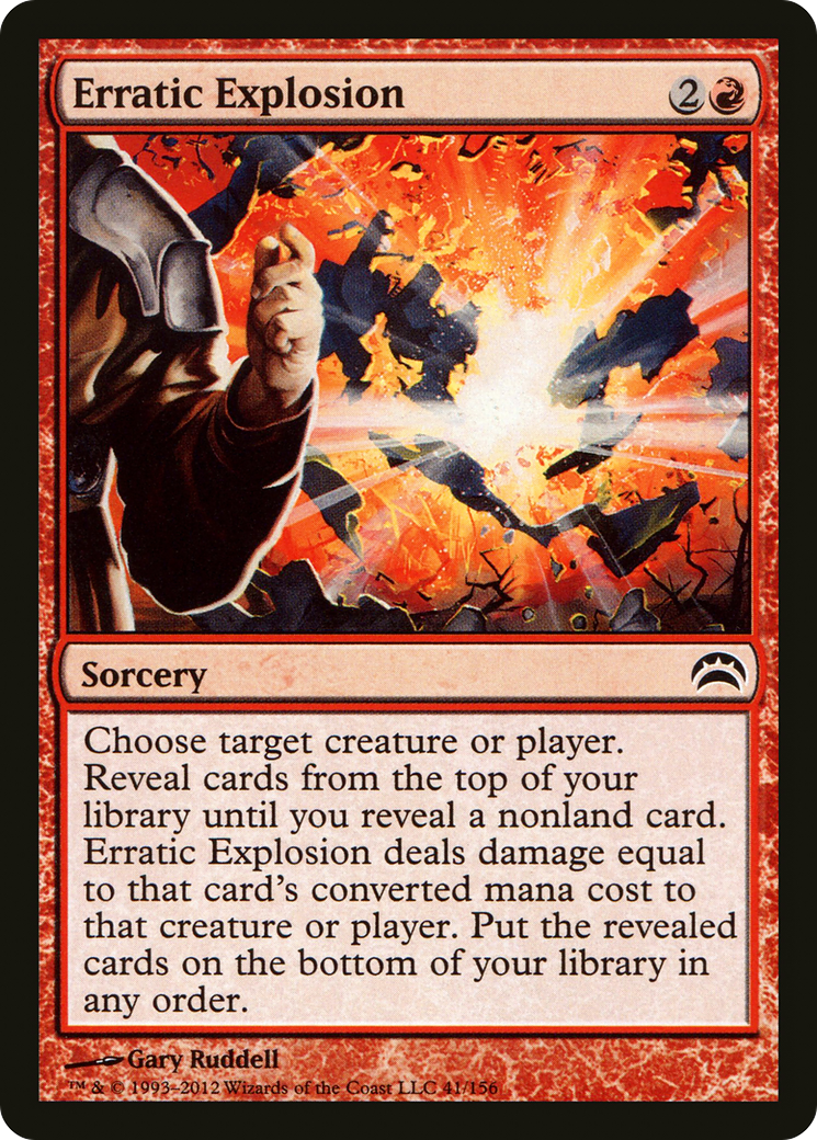 Erratic Explosion [Planechase 2012] Foil