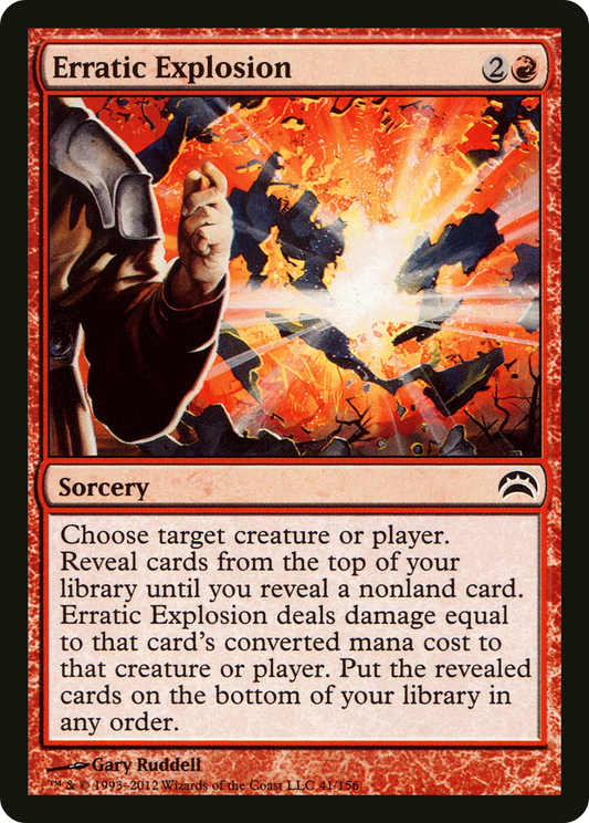 Erratic Explosion [Planechase 2012] Foil