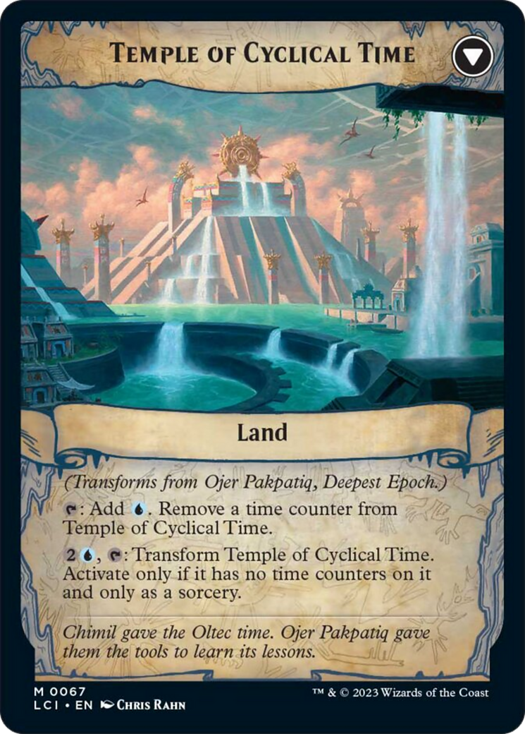 Ojer Pakpatiq, Deepest Epoch // Temple of Cyclical Time [The Lost Caverns of Ixalan] Foil