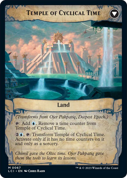 Ojer Pakpatiq, Deepest Epoch // Temple of Cyclical Time [The Lost Caverns of Ixalan] Foil