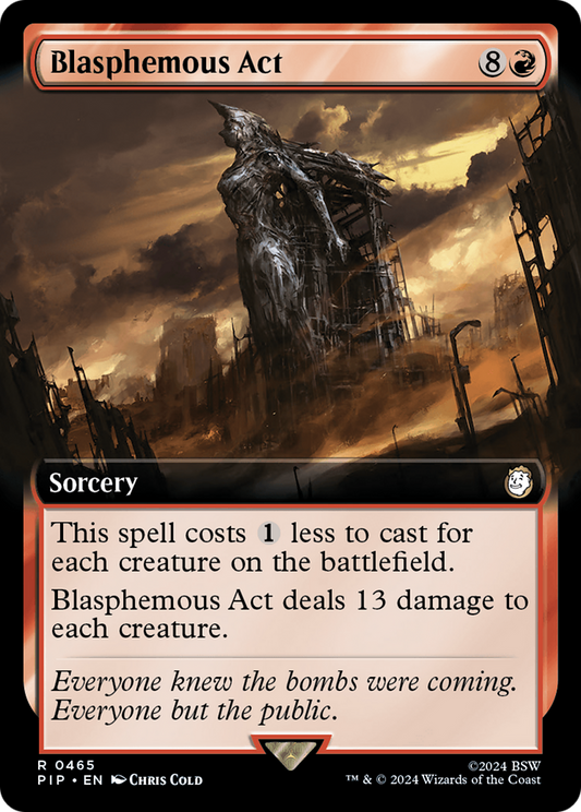 Blasphemous Act (Extended Art) [Fallout] Foil