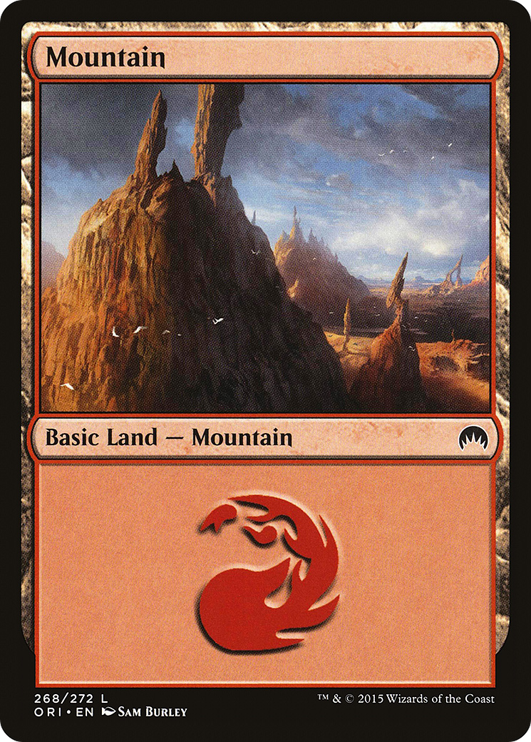 Mountain (268) [Magic Origins] Foil
