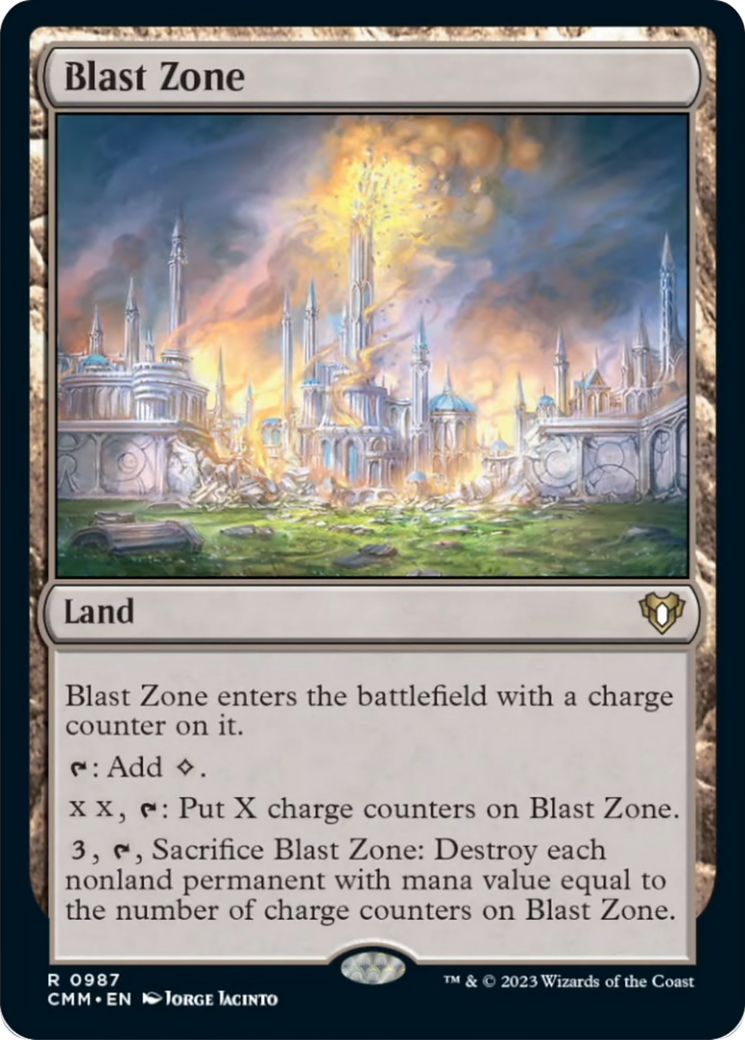 Blast Zone [Commander Masters] | Silver Goblin