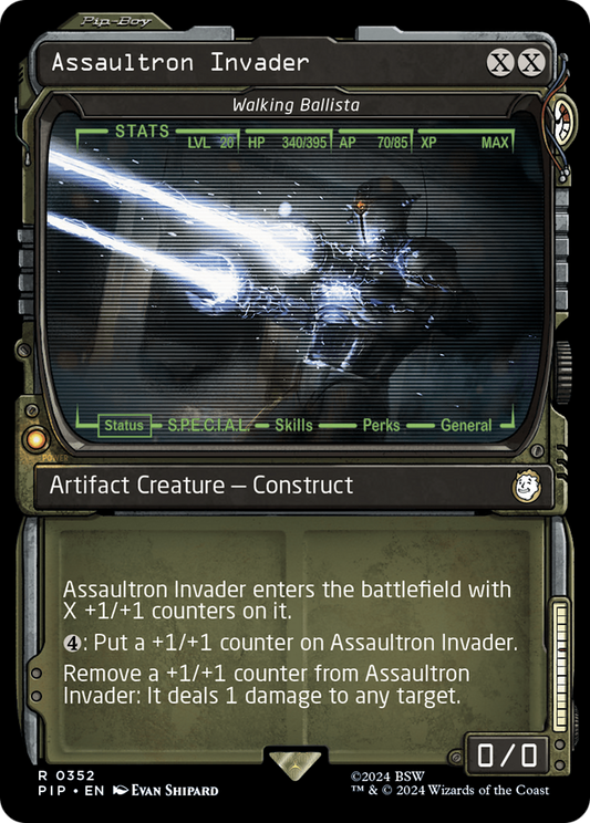Assaultron Invader - Walking Ballista (Showcase) [Fallout] Foil