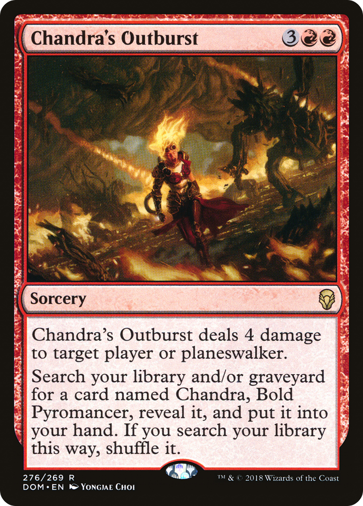 Chandra's Outburst [Dominaria] | Silver Goblin