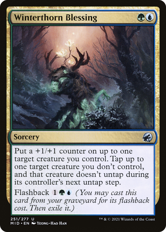 Winterthorn Blessing [Innistrad: Midnight Hunt] Foil