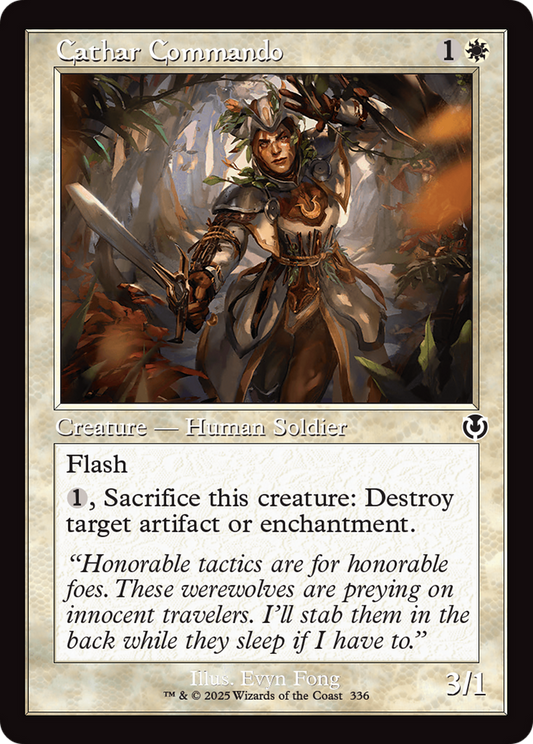 Cathar Commando (Retro Frame) Foil (336) - Innistrad Remastered