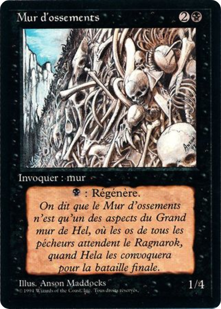 Wall of Bone [Foreign Black Border] | Silver Goblin