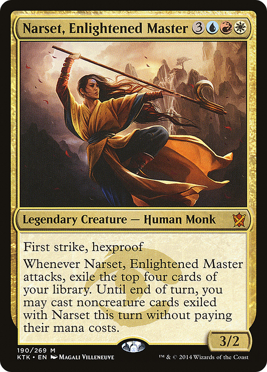 Narset, Enlightened Master [Khans of Tarkir] Foil