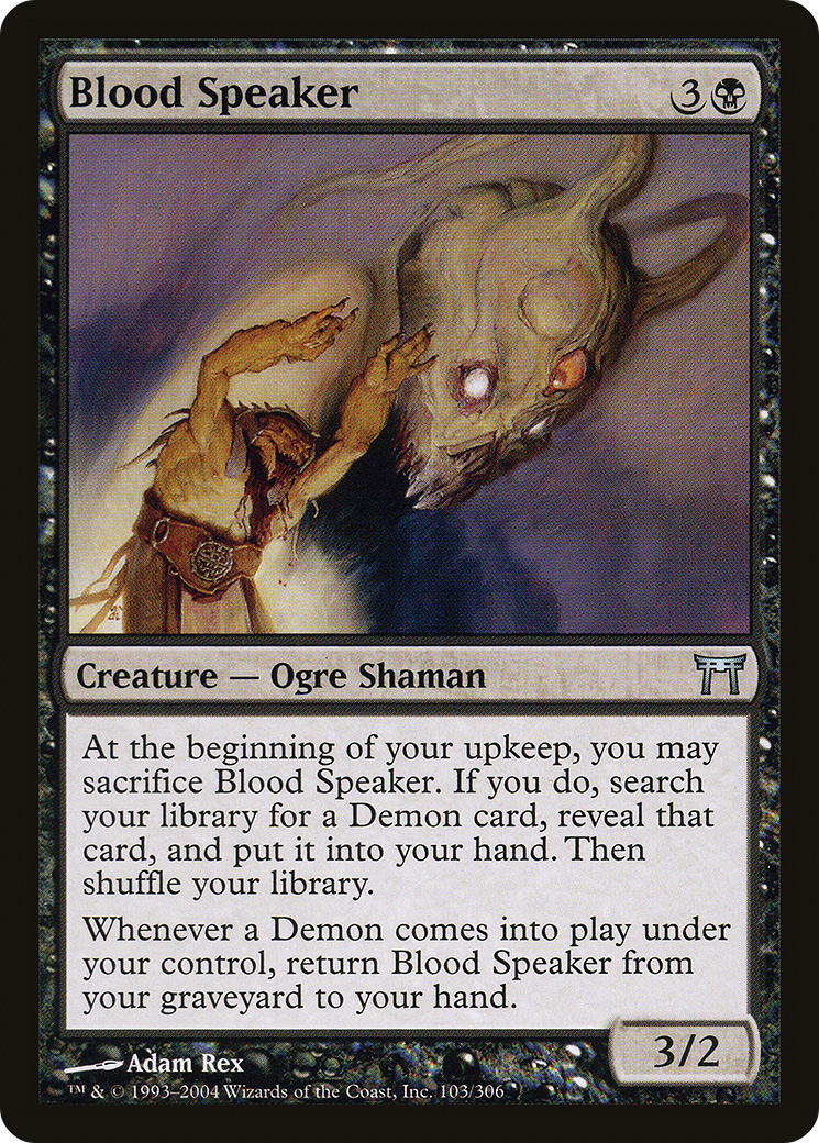 Blood Speaker [Champions of Kamigawa] | Silver Goblin