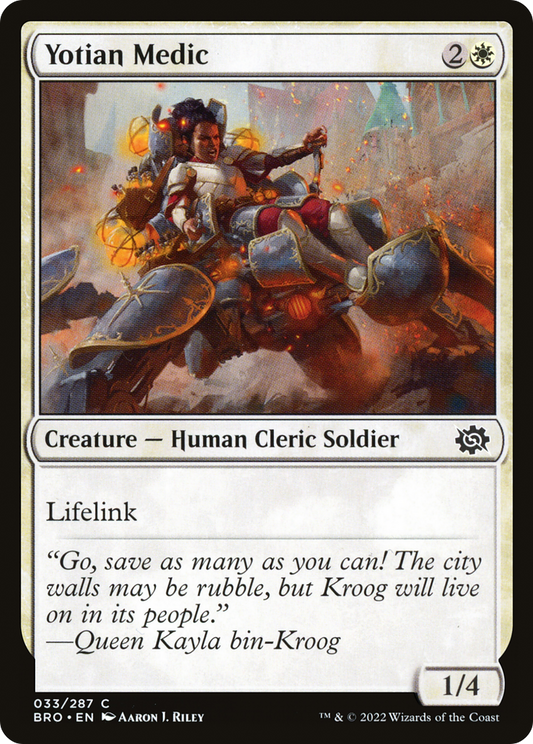 Yotian Medic [The Brothers' War] Foil