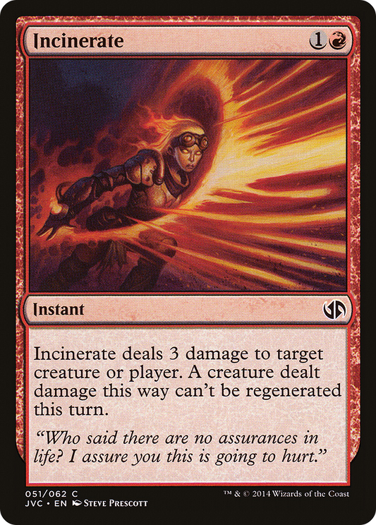 Incinerate [Duel Decks Anthology]
