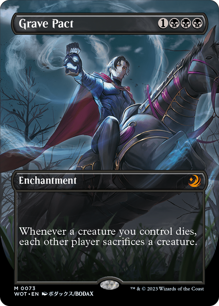 Grave Pact (Anime Borderless) [Wilds of Eldraine: Enchanting Tales] Foil