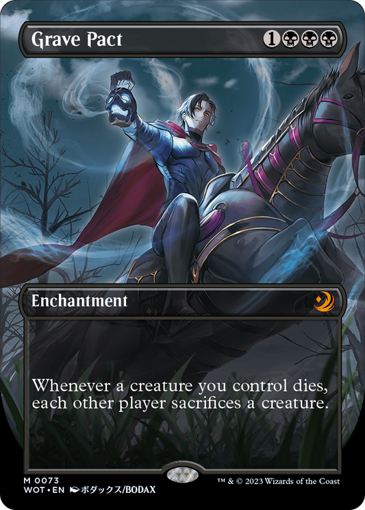 Grave Pact (Anime Borderless) [Wilds of Eldraine: Enchanting Tales] Foil