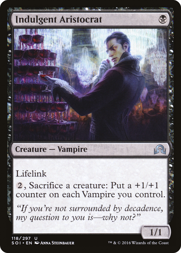 Indulgent Aristocrat [Shadows over Innistrad] Foil