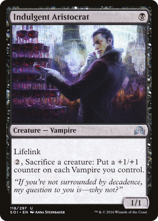 Indulgent Aristocrat [Shadows over Innistrad] Foil