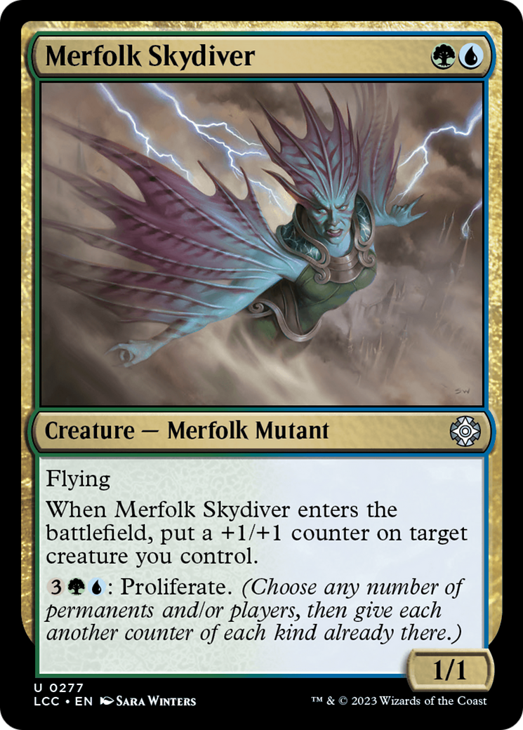 Merfolk Skydiver [The Lost Caverns of Ixalan Commander] | Silver Goblin