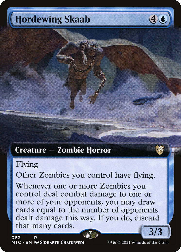 Hordewing Skaab (Extended Art) [Innistrad: Midnight Hunt Commander]