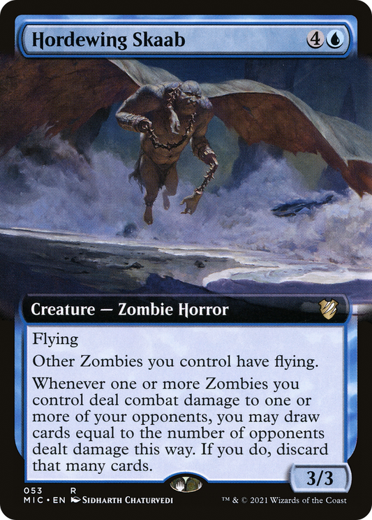 Hordewing Skaab (Extended Art) [Innistrad: Midnight Hunt Commander]