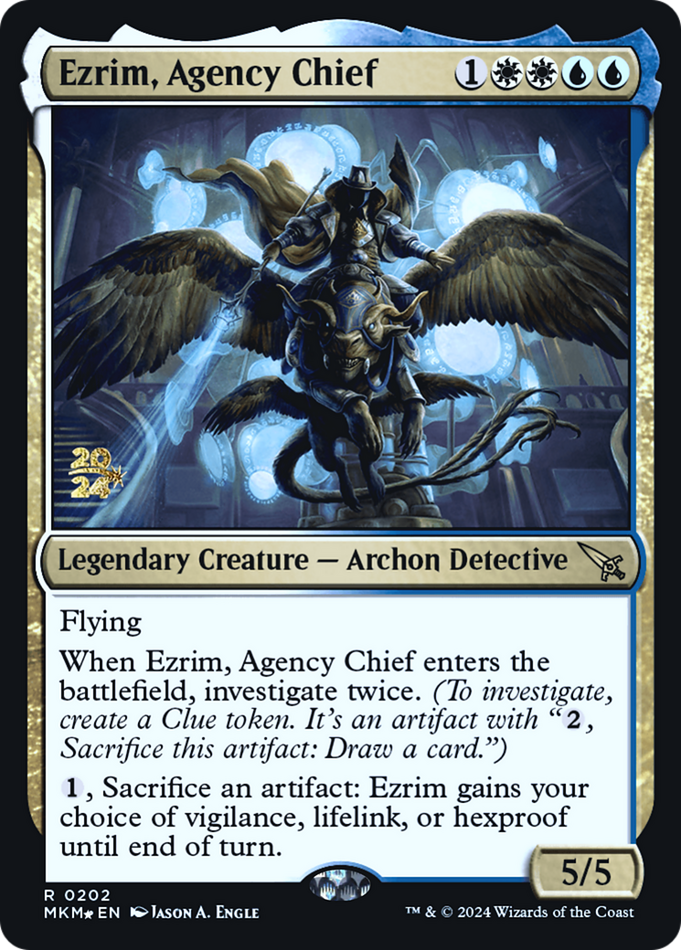 Ezrim, Agency Chief [Murders at Karlov Manor Prerelease Promos] | Silver Goblin