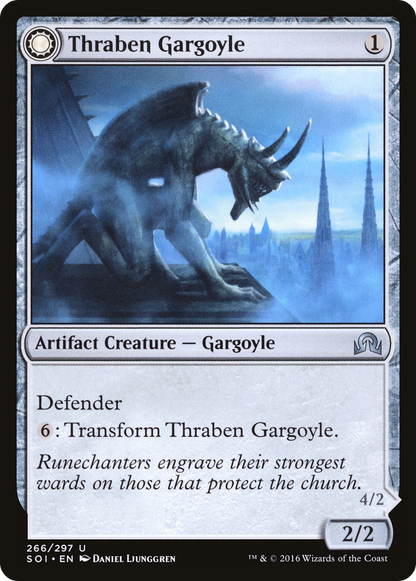 Thraben Gargoyle (266) Foil - Shadows over Innistrad