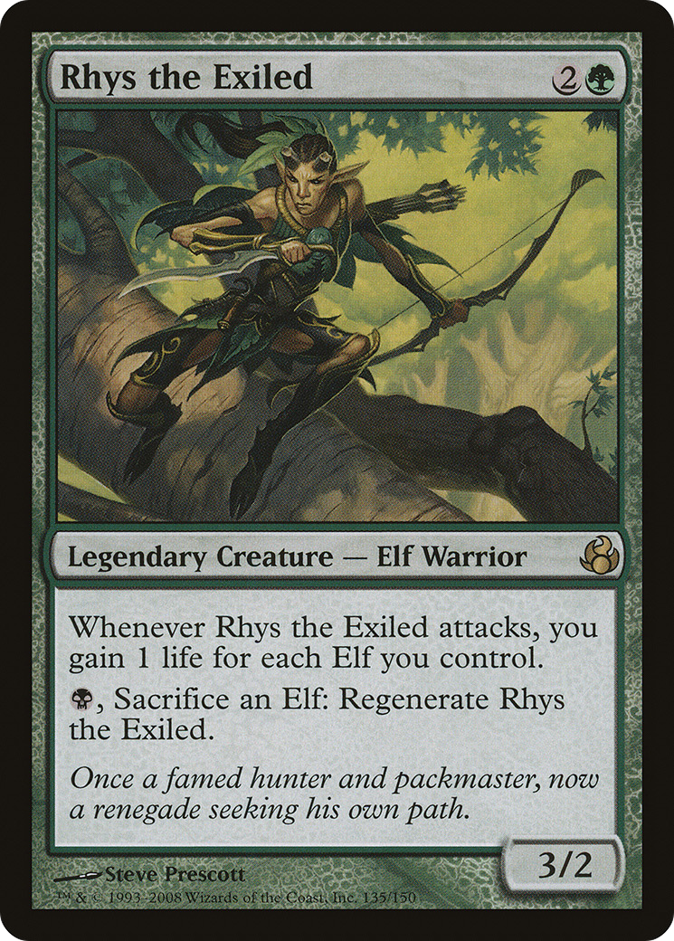 Rhys the Exiled (135) - Morningtide Foil