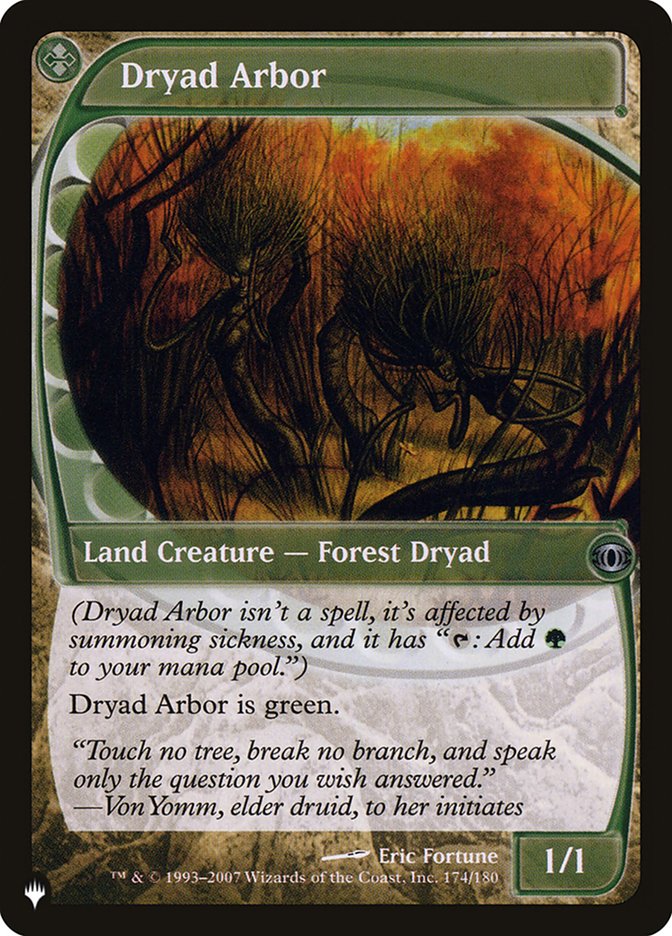 Dryad Arbor [The List] | Silver Goblin