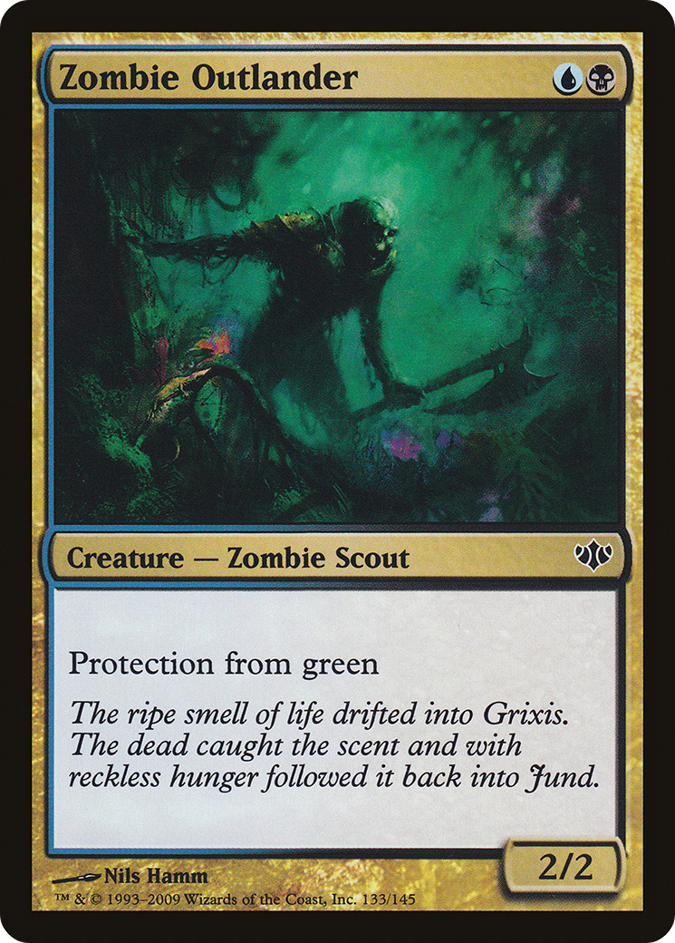 Zombie Outlander [Conflux] | Silver Goblin