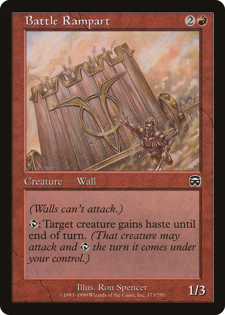 Battle Rampart [Mercadian Masques] Foil
