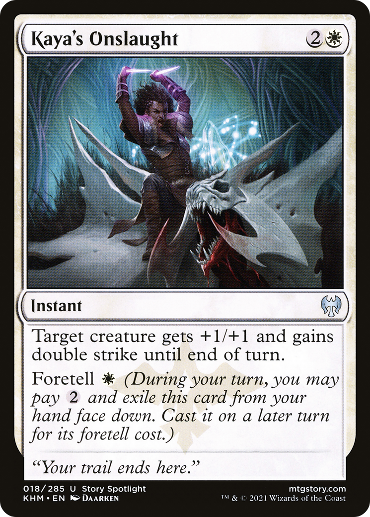 Kaya's Onslaught (018) Foil - Kaldheim
