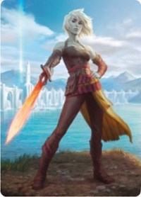 Nahiri, Heir of the Ancients 1 Art Card [Zendikar Rising Art Series] | Silver Goblin