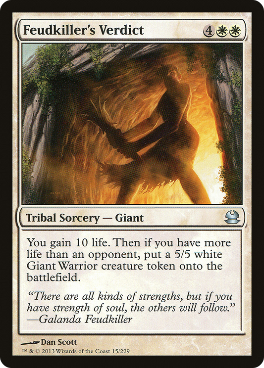 Feudkiller's Verdict [Modern Masters] Foil
