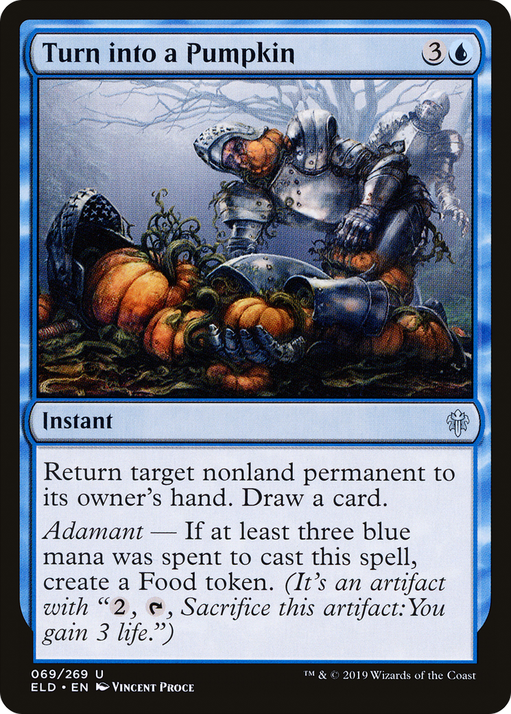 Turn into a Pumpkin [Throne of Eldraine] Foil