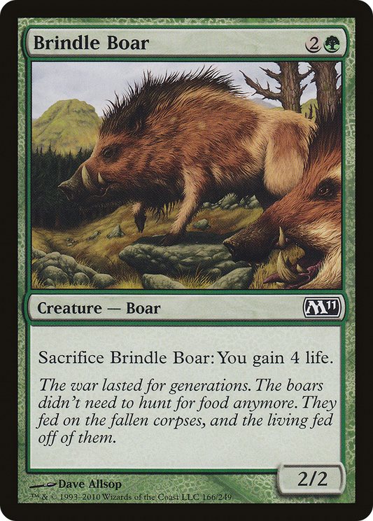Brindle Boar [Magic 2011] Foil