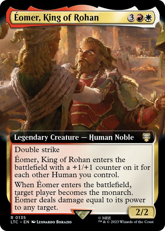 Eomer, King of Rohan (Extended Art) [The Lord of the Rings: Tales of Middle-Earth Commander] Foil