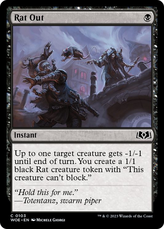 Rat Out [Wilds of Eldraine] Foil